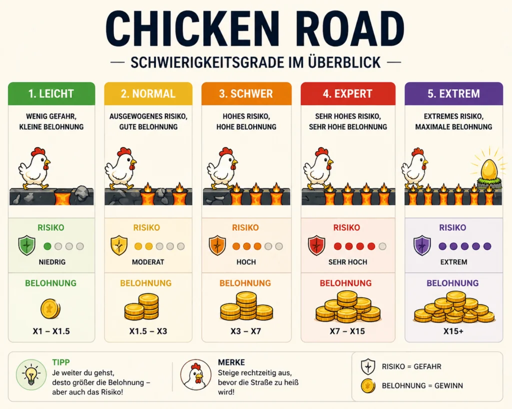 Schwierigkeitsmodi und Strategien